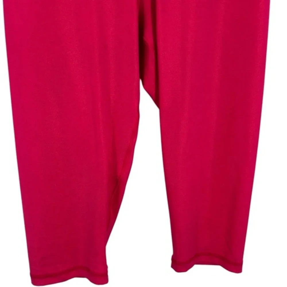 OFFLINE By Aerie Real Me Liquid‎ Shine High Waist Crop Legging Pink Size Medium